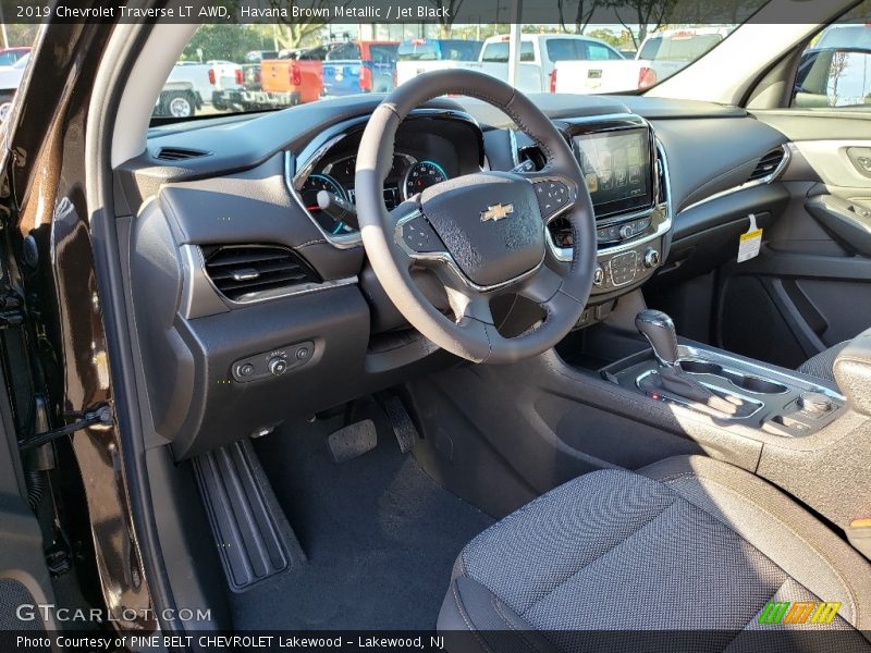 Havana Brown Metallic / Jet Black 2019 Chevrolet Traverse LT AWD
