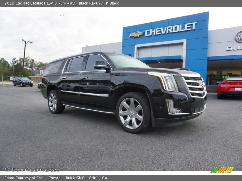 Black Raven / Jet Black 2018 Cadillac Escalade ESV Luxury 4WD