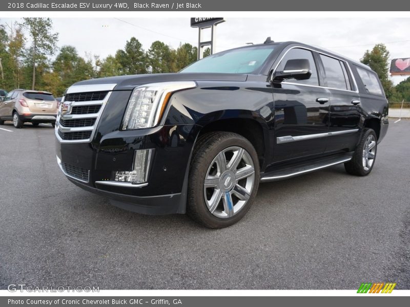 Black Raven / Jet Black 2018 Cadillac Escalade ESV Luxury 4WD