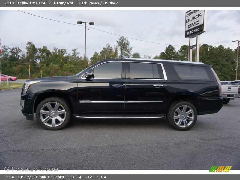 Black Raven / Jet Black 2018 Cadillac Escalade ESV Luxury 4WD