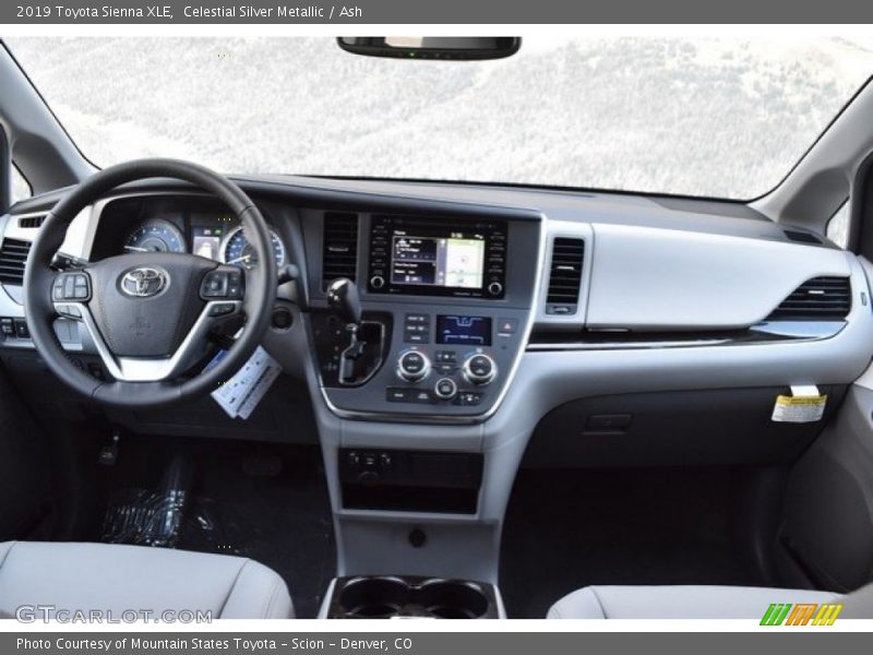 Celestial Silver Metallic / Ash 2019 Toyota Sienna XLE