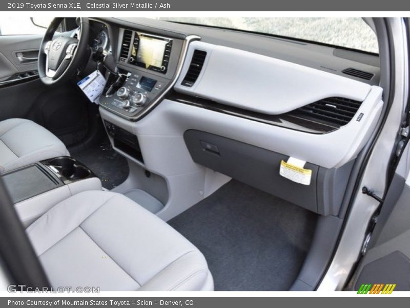 Celestial Silver Metallic / Ash 2019 Toyota Sienna XLE