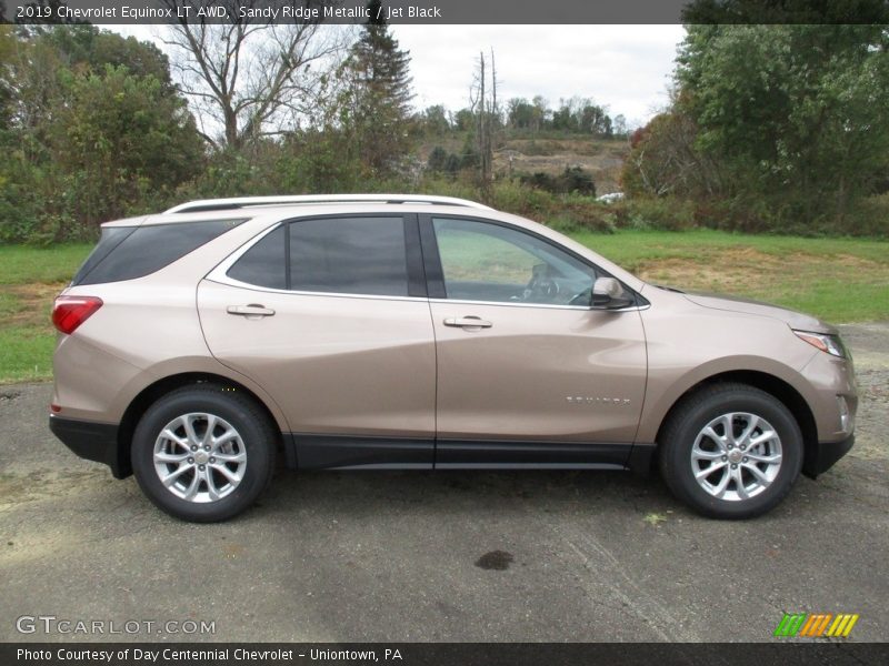 Sandy Ridge Metallic / Jet Black 2019 Chevrolet Equinox LT AWD