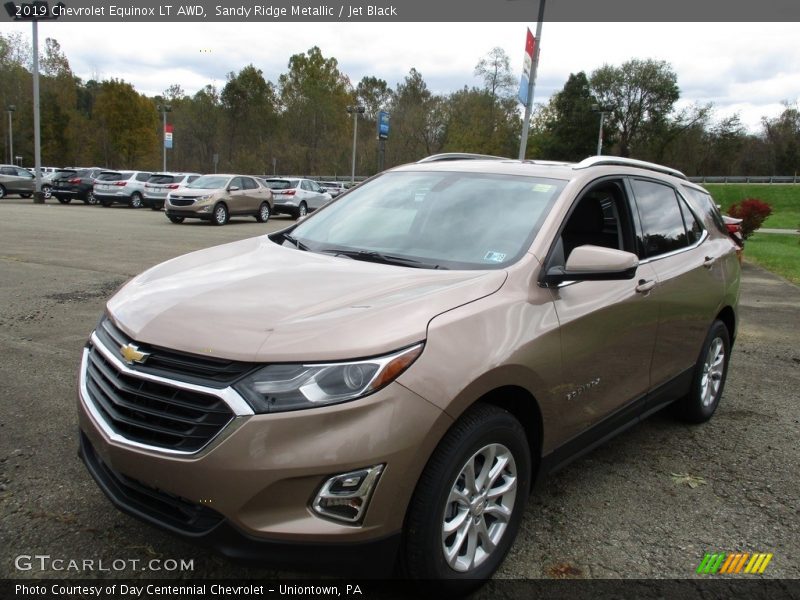 Sandy Ridge Metallic / Jet Black 2019 Chevrolet Equinox LT AWD