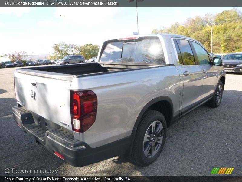 Lunar Silver Metallic / Black 2019 Honda Ridgeline RTL-T AWD