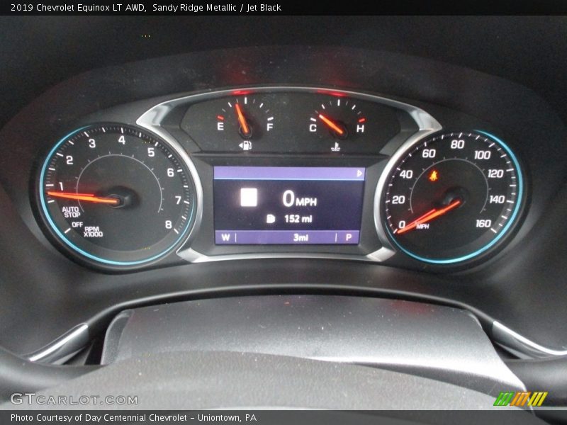 Sandy Ridge Metallic / Jet Black 2019 Chevrolet Equinox LT AWD