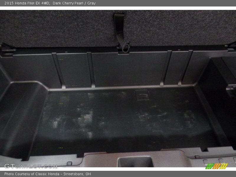 Dark Cherry Pearl / Gray 2015 Honda Pilot EX 4WD