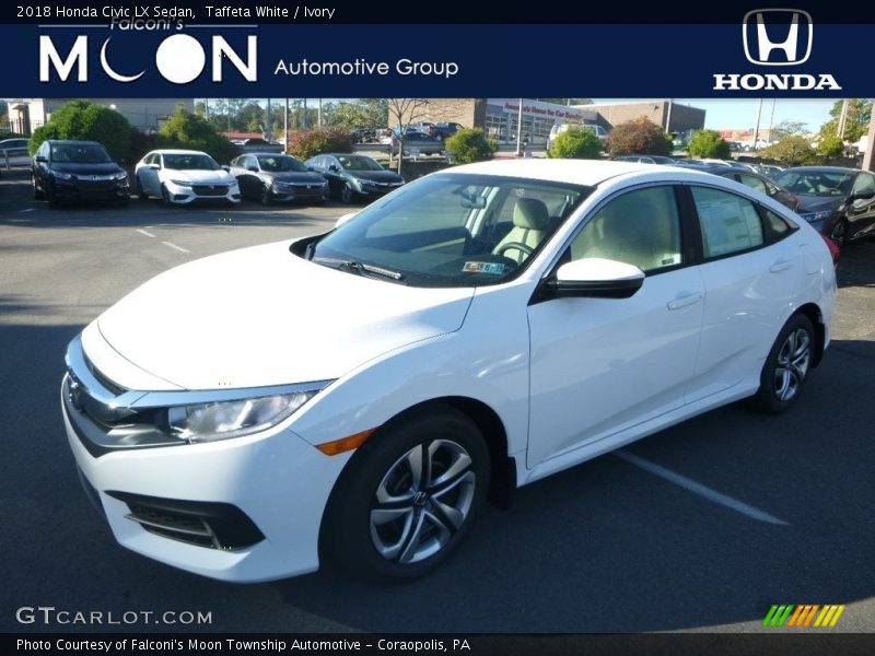 Taffeta White / Ivory 2018 Honda Civic LX Sedan