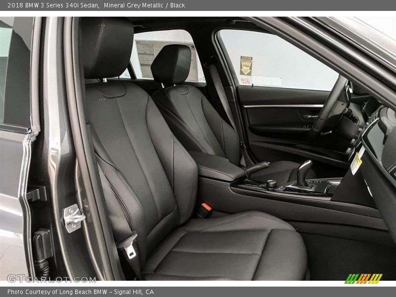 Mineral Grey Metallic / Black 2018 BMW 3 Series 340i Sedan