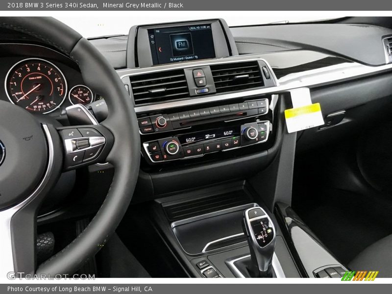 Mineral Grey Metallic / Black 2018 BMW 3 Series 340i Sedan