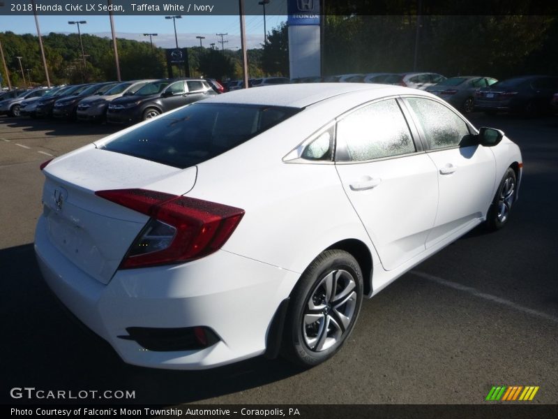 Taffeta White / Ivory 2018 Honda Civic LX Sedan