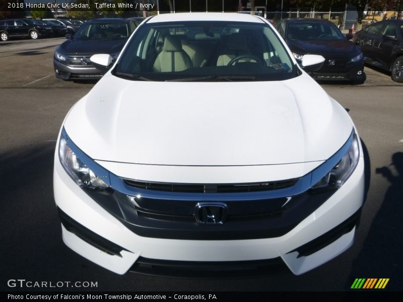 Taffeta White / Ivory 2018 Honda Civic LX Sedan