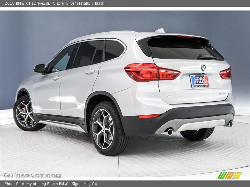Glacier Silver Metallic / Black 2018 BMW X1 sDrive28i