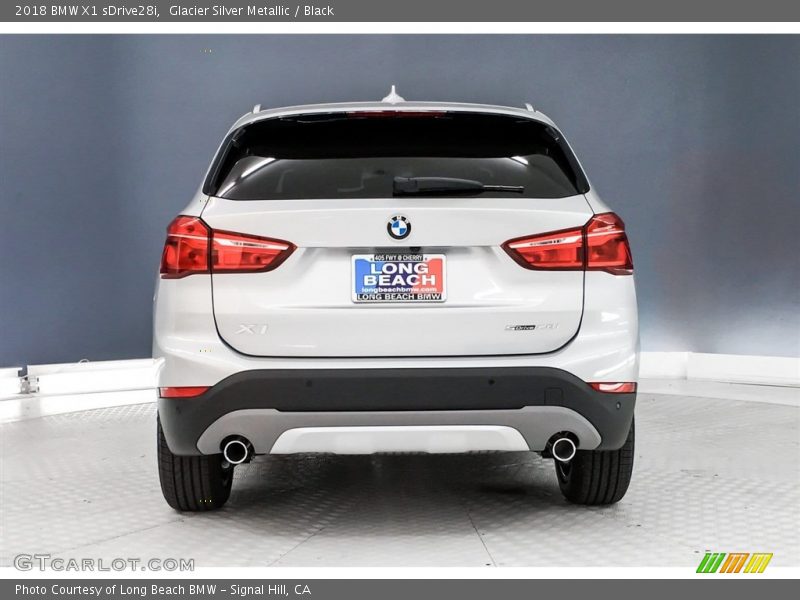 Glacier Silver Metallic / Black 2018 BMW X1 sDrive28i