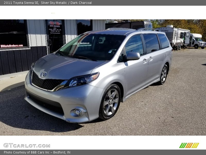 Silver Sky Metallic / Dark Charcoal 2011 Toyota Sienna SE