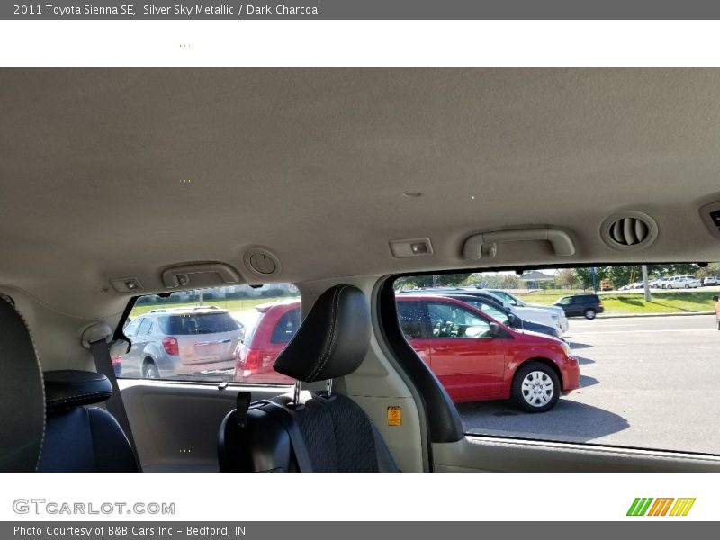 Silver Sky Metallic / Dark Charcoal 2011 Toyota Sienna SE