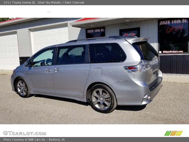 Silver Sky Metallic / Dark Charcoal 2011 Toyota Sienna SE