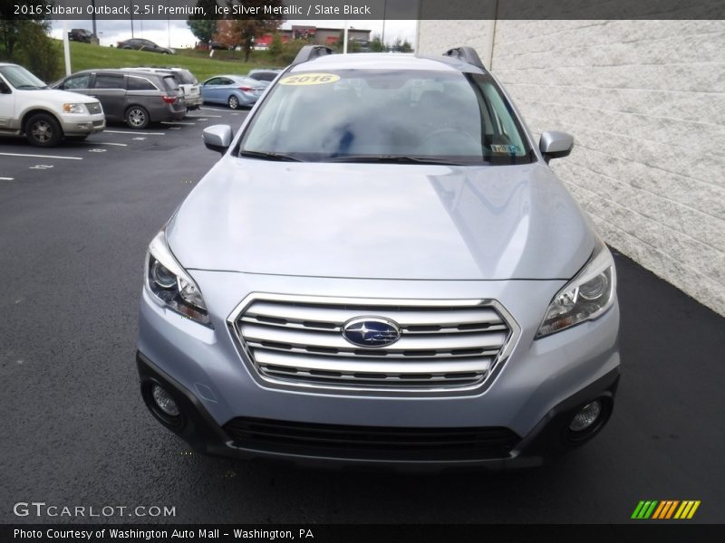 Ice Silver Metallic / Slate Black 2016 Subaru Outback 2.5i Premium