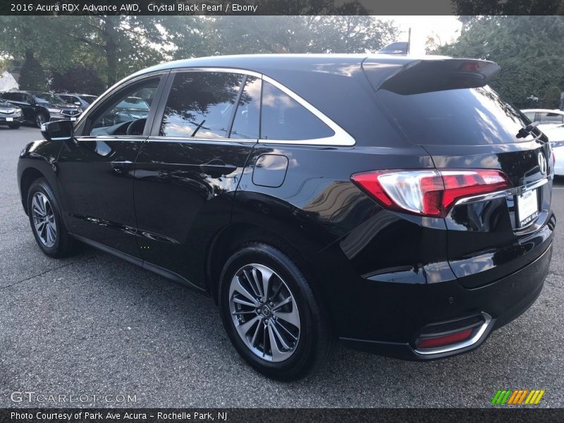 Crystal Black Pearl / Ebony 2016 Acura RDX Advance AWD