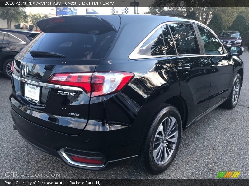 Crystal Black Pearl / Ebony 2016 Acura RDX Advance AWD