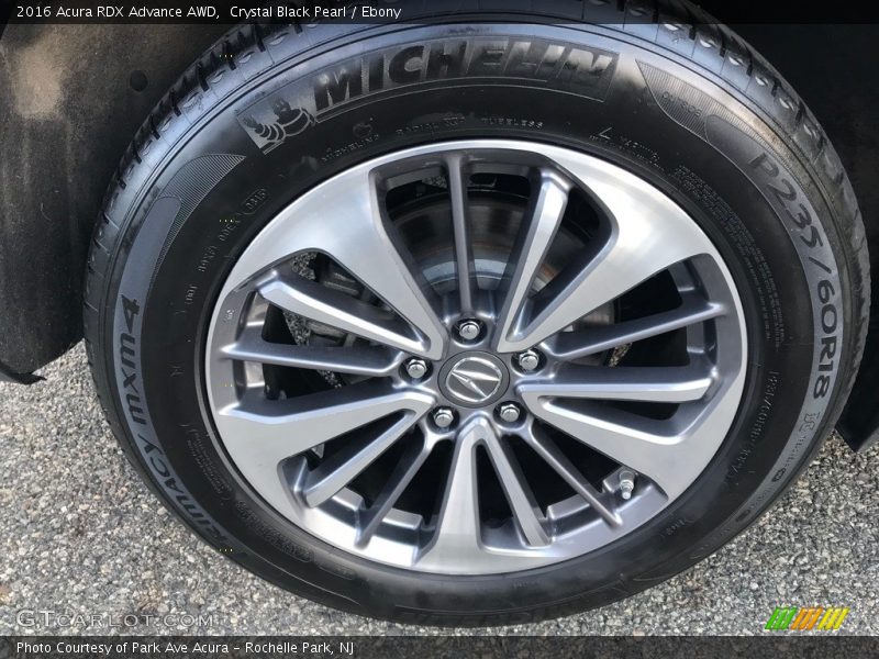 Crystal Black Pearl / Ebony 2016 Acura RDX Advance AWD