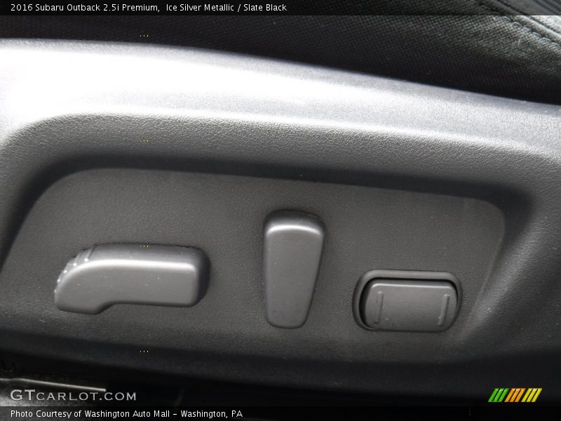 Ice Silver Metallic / Slate Black 2016 Subaru Outback 2.5i Premium