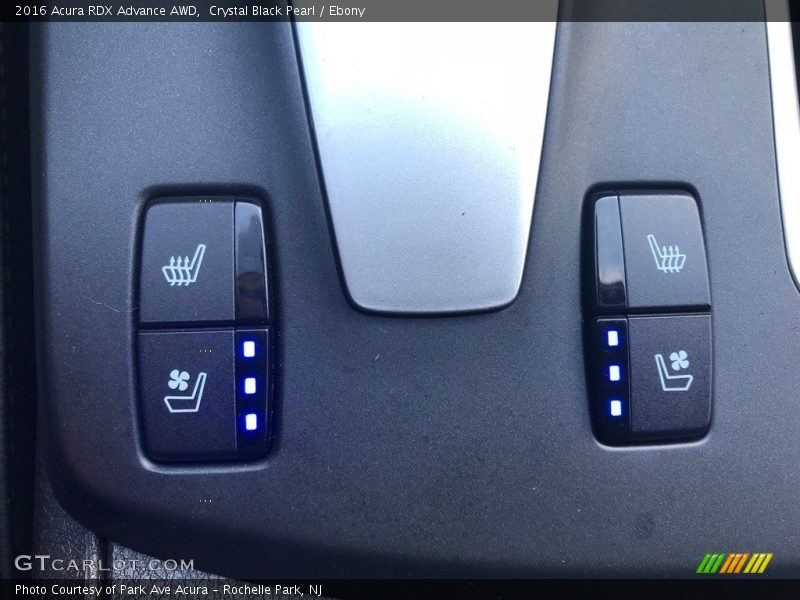 Crystal Black Pearl / Ebony 2016 Acura RDX Advance AWD