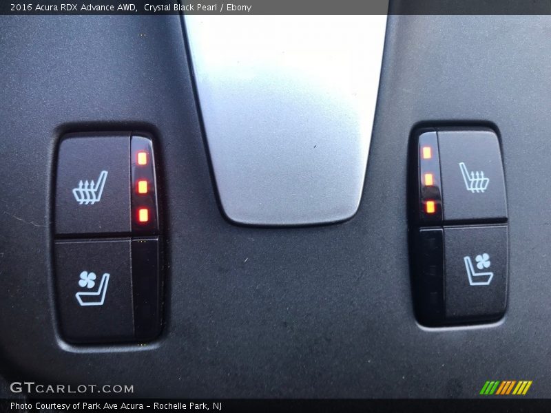 Crystal Black Pearl / Ebony 2016 Acura RDX Advance AWD