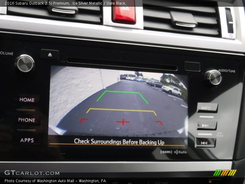 Ice Silver Metallic / Slate Black 2016 Subaru Outback 2.5i Premium
