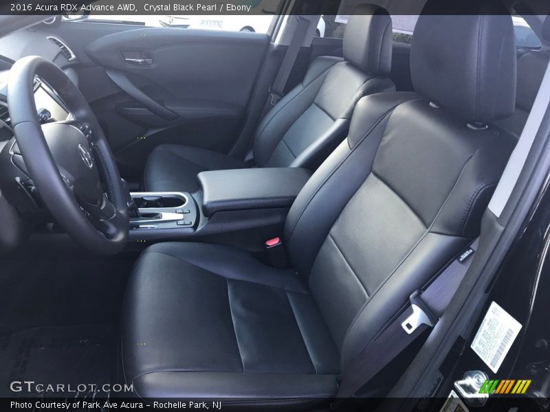 Crystal Black Pearl / Ebony 2016 Acura RDX Advance AWD