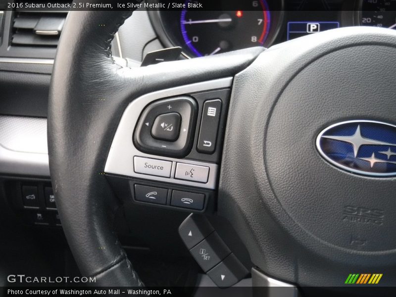 Ice Silver Metallic / Slate Black 2016 Subaru Outback 2.5i Premium