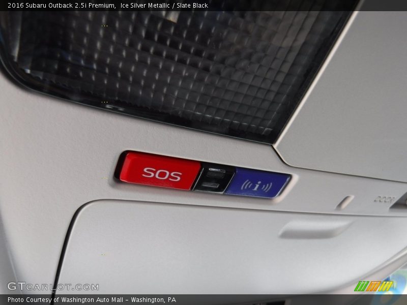 Ice Silver Metallic / Slate Black 2016 Subaru Outback 2.5i Premium
