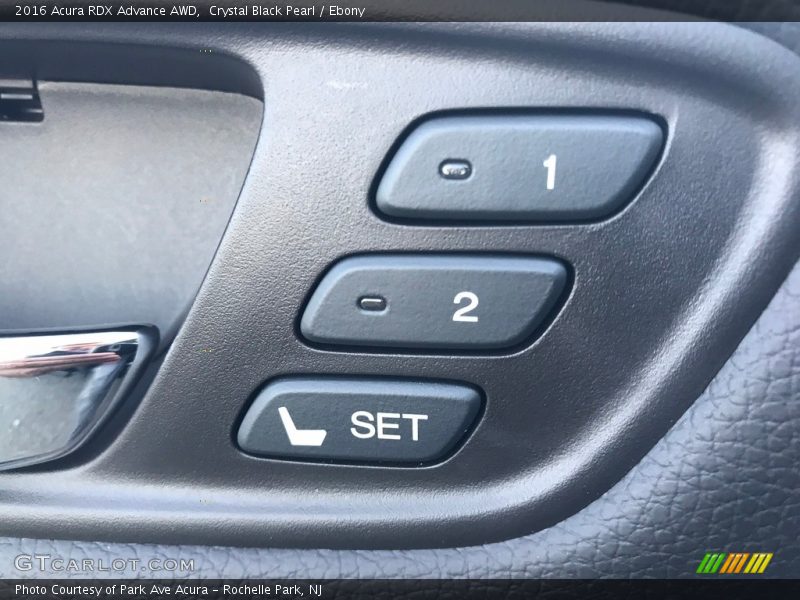 Crystal Black Pearl / Ebony 2016 Acura RDX Advance AWD