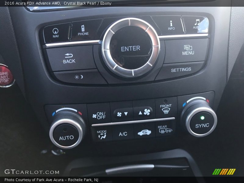 Crystal Black Pearl / Ebony 2016 Acura RDX Advance AWD