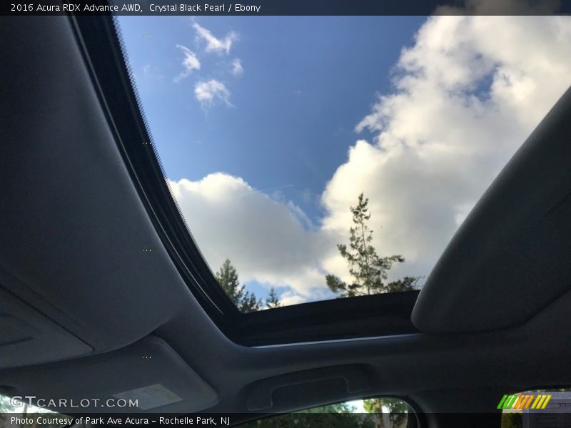 Crystal Black Pearl / Ebony 2016 Acura RDX Advance AWD
