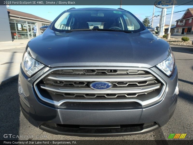 Smoke / Ebony Black 2018 Ford EcoSport SE 4WD