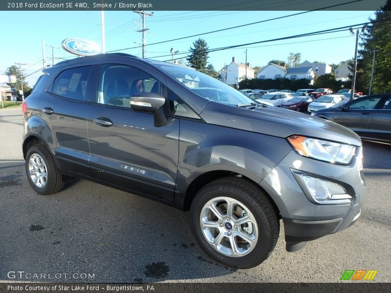 Smoke / Ebony Black 2018 Ford EcoSport SE 4WD