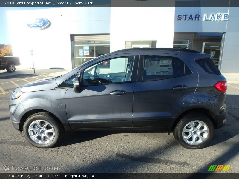 Smoke / Ebony Black 2018 Ford EcoSport SE 4WD