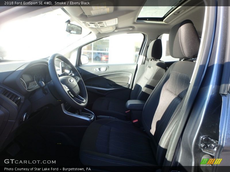 Smoke / Ebony Black 2018 Ford EcoSport SE 4WD