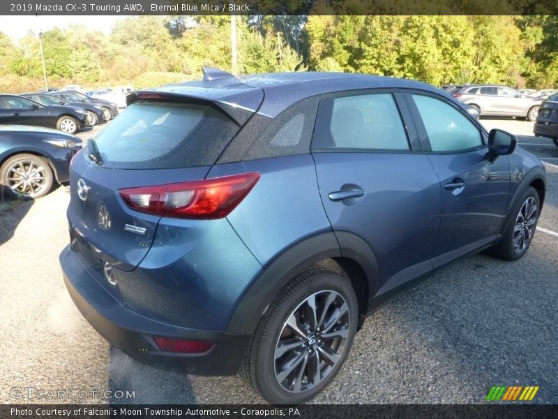 Eternal Blue Mica / Black 2019 Mazda CX-3 Touring AWD