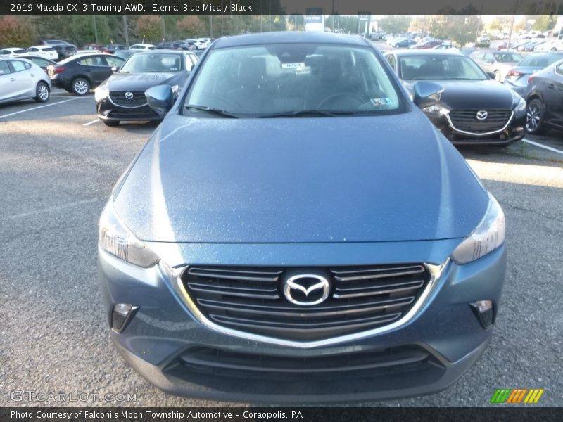 Eternal Blue Mica / Black 2019 Mazda CX-3 Touring AWD