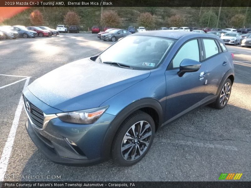 Eternal Blue Mica / Black 2019 Mazda CX-3 Touring AWD