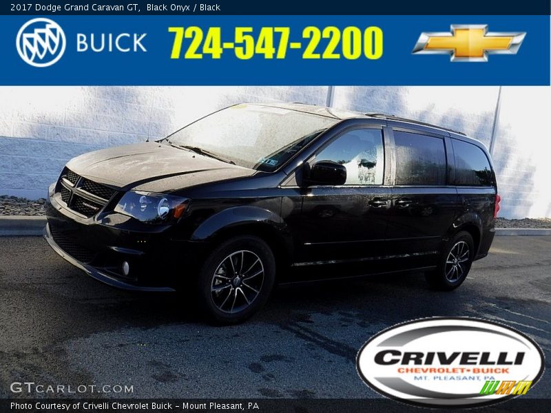 Black Onyx / Black 2017 Dodge Grand Caravan GT
