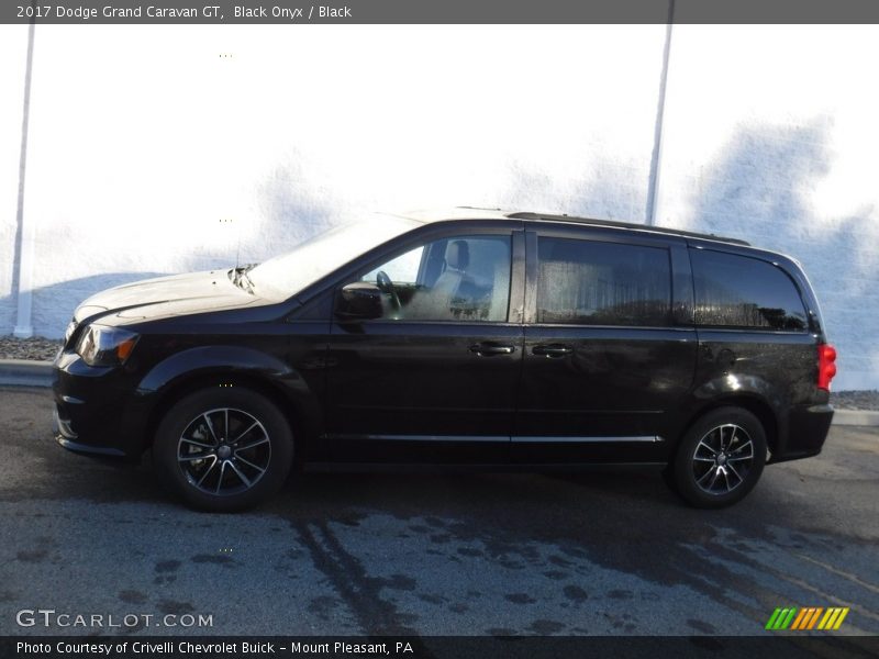 Black Onyx / Black 2017 Dodge Grand Caravan GT
