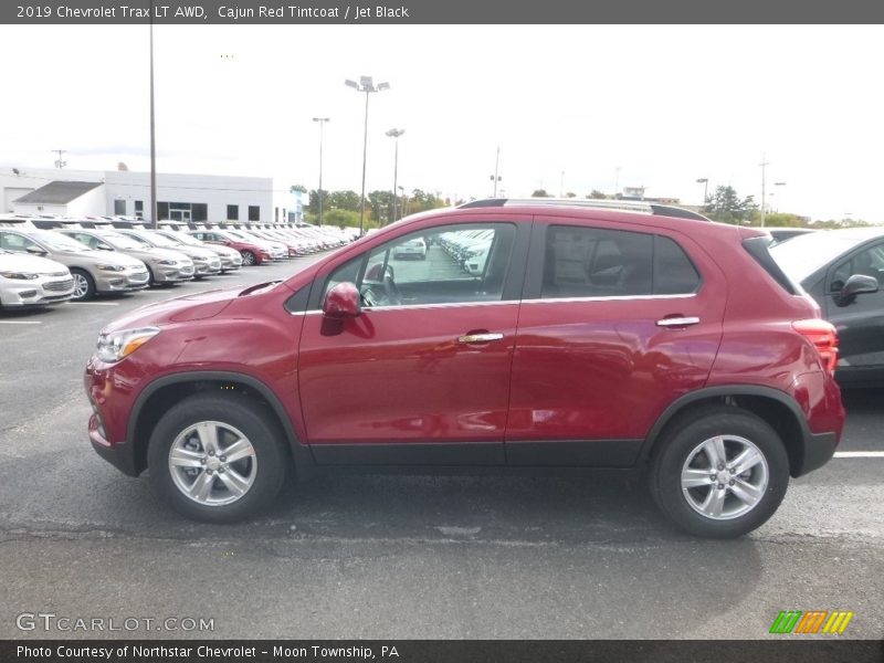 Cajun Red Tintcoat / Jet Black 2019 Chevrolet Trax LT AWD