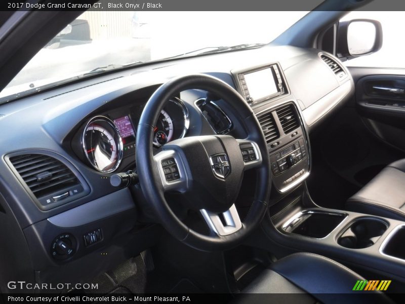Black Onyx / Black 2017 Dodge Grand Caravan GT
