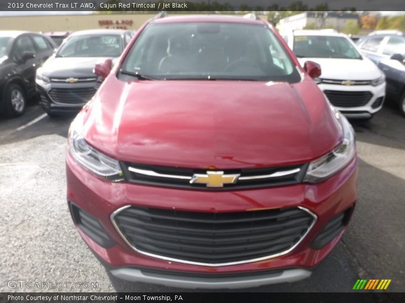 Cajun Red Tintcoat / Jet Black 2019 Chevrolet Trax LT AWD