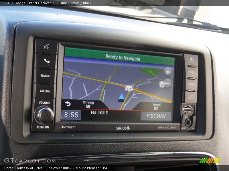 Black Onyx / Black 2017 Dodge Grand Caravan GT