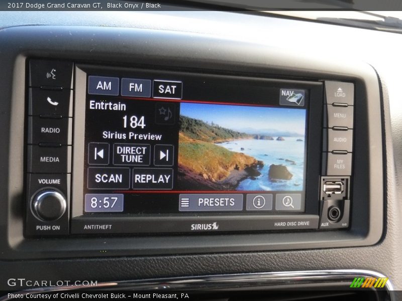 Black Onyx / Black 2017 Dodge Grand Caravan GT