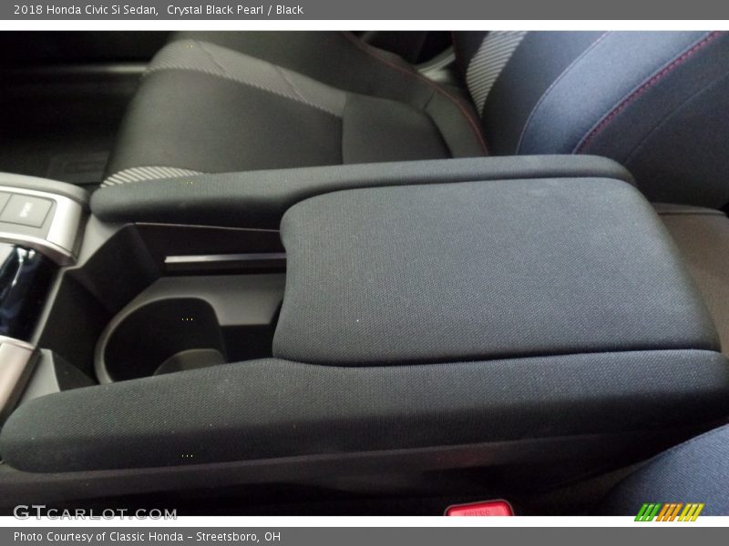 Crystal Black Pearl / Black 2018 Honda Civic Si Sedan